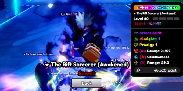 The Rift Sorcerer (Awakened) Almighty
