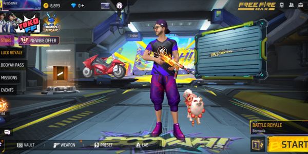New Free Fire Account Level 5+