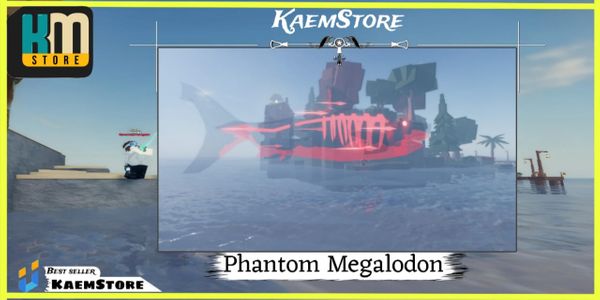 Sparking Shiny Big Phantom Megalodon | Fisch | RBL |