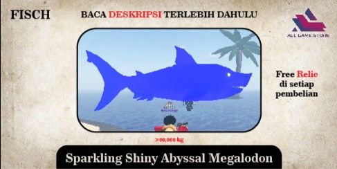 Sparkling Shiny Abyssal Megalodon