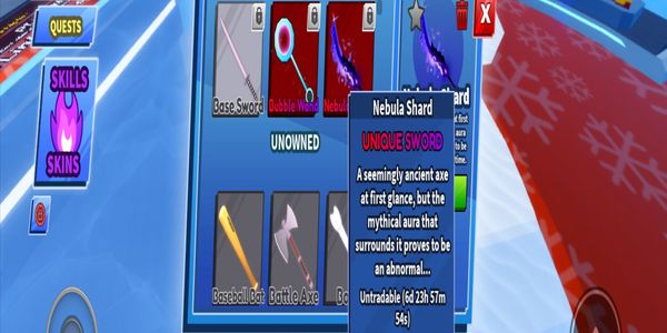 Blade Ball account (Nebula Shard & Green Black hole )