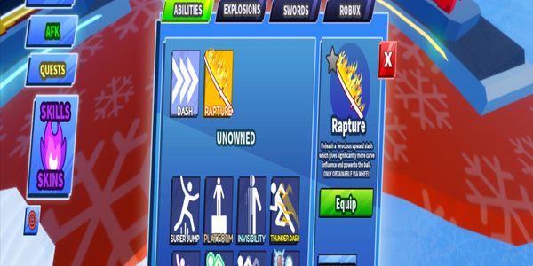 Blade Ball Account (Rapture Abilities, Thunderous Hammer & White Black Hole)