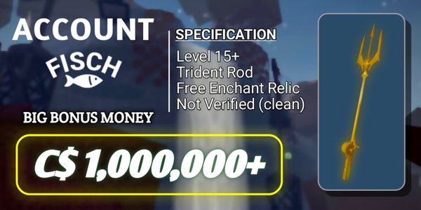 Akun Fisch Trident Rod + 1M C$ | RBL