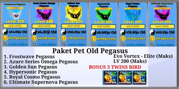 Paquete de mascotas Old Pegasus - Ninja Legends