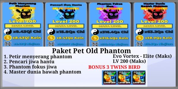 Paquete de mascotas Old Phantom - Ninja Legends