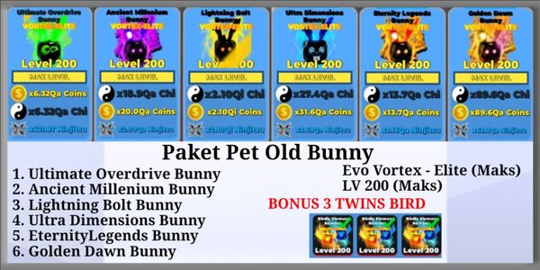 Paquete de mascotas Old Bunny - Ninja Legends