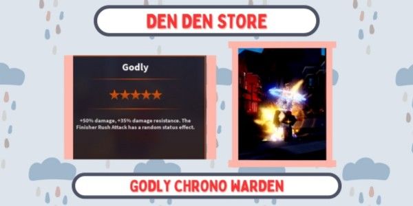 GODLY CHRONO WARDEN - A Universal Time + Bonus 5 Random Mythic Skin