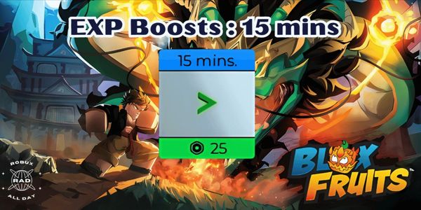 2x EXP Boosts (15 Menit)