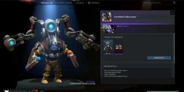 Fortified Fabricator (Tinker The International 2016 Collector's Cache)