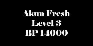 Smurf Account Level 3 BP 14000