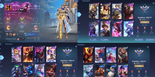 [Garansi 100% Aman] [Cc Nata + 2LB + 7 Epic + 3 Tamer + 2 Blazing + 2 SABER + Valentine Claude & Leo MSC & Harley Venom]