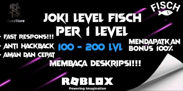 Joki Level Per 1 Level ( Fisch)