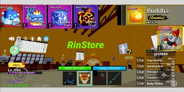 Akun Blox Fruit permanen Buddha polosan