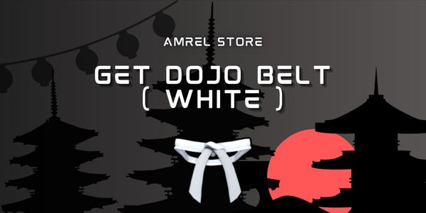 Get Dojo Belt ( White )