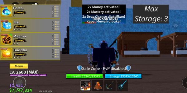AKUN BF & FISCH. BF BERPREM PORTAL BUDDHA MAGMA ICE ROCKET. SISANYA CEK DESKRIPSI !!!