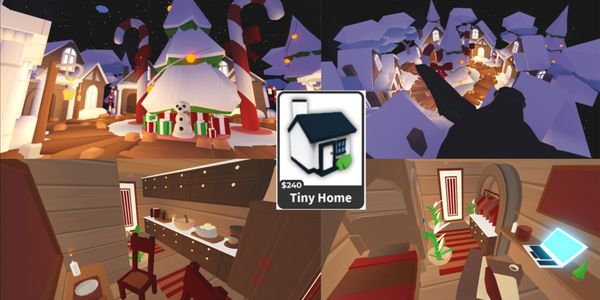 "Tiny House Glitch Christmas Villages"