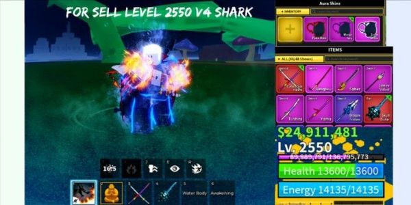 AKUN LEVEL 2550 | V4 SHARK | ALL LEGENDARY HAKI | CDK & SGT