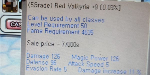 Red Valkyries +9