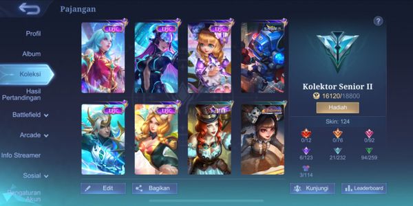 CHEAP ML ACCOUNT HERO 114 SKIN 124 ALL UNBIND