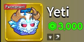 Yeti (Permanent)