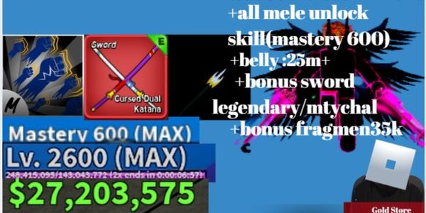 v4 ghoul full gear account (cdk, god humman, belly 20m+)
