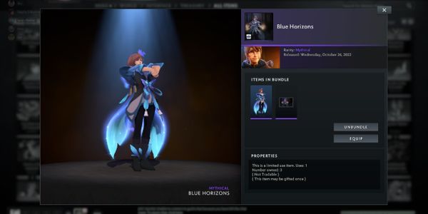 Blue Horizon diretide 2022