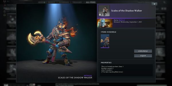 Scales of the Shadow Walker (Phantom Lancer Set Aghanim's 2021 Collector's Cache)