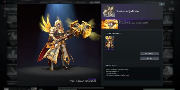 Starlorn Adjudicator collector cache 2022