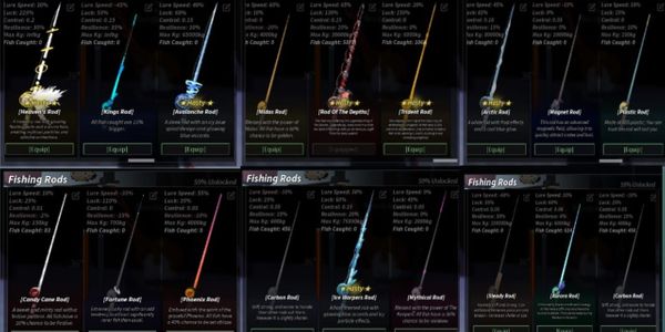 Akun Berisi Rod, Uang Fisch C$, Enchant Relic | Data Akun Polos + Belum Connect Email | Baca Deskripsi Selengkapnya