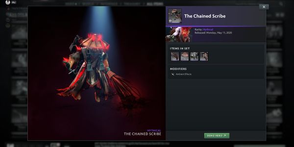 The Chained Scribe (Grimstroke Set Aghanim's 2021 Collector's Cache)