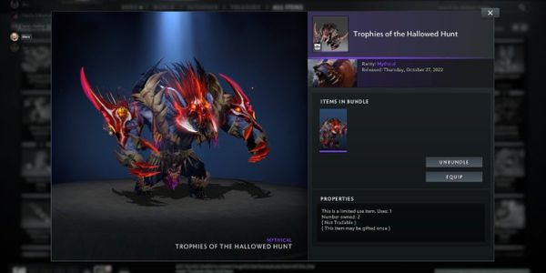 Tropies Hallowed Hunt Ursa Collector Cache 2022