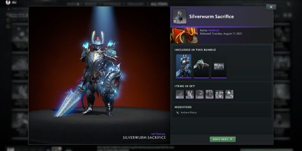 Silverwurm Sacrifice (Dragon Knight Set Aghanim's 2021 Collector's Cache)