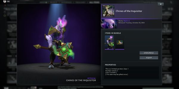 Chines of the inquisitor collector cache 2022