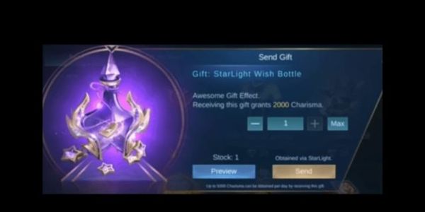 Starlight wish bottle