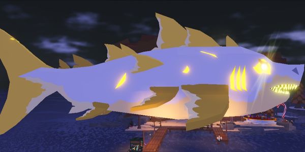 Beli Fish Sparkling Shiny Giant Ancient Megalodon | Fisch Fisch ...