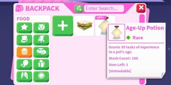 Age Up Potion 100 [can be more] and Bucks 58,000+ | Read More
