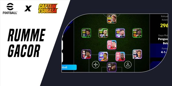 Akun eFootball x Tsubasa polosan