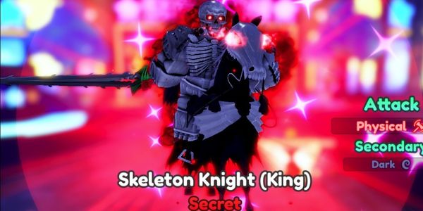 Skeleton Knight (King) / Skull Knight Evo Good Stats | Unit Secret Limited Anime Adventures-AA