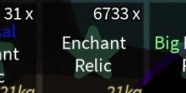 Enchanted Relics ×100
