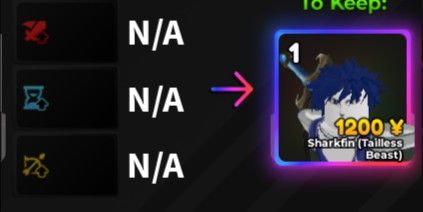 Shiny Sharkfin/kizume (Tailless Beast) - Anime Adventures