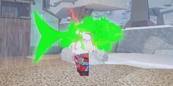 SPARKLING SHINY BIG MYTHICAL FROSTJAW COD | Fisch