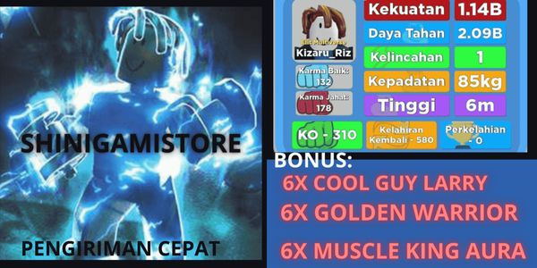Muscle Legends - 580 Rebirths