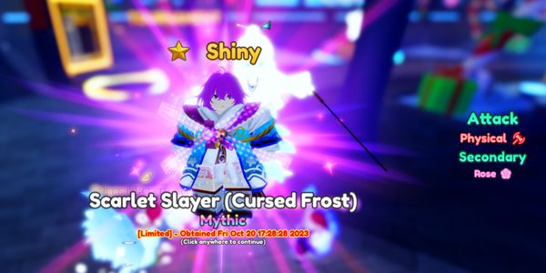 SHINY Scarlet Slayer (Cursed Frost)/EVO