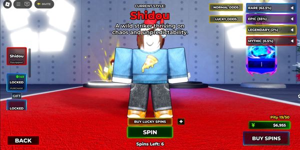 Buy Account Shidou Style Starter Account | Blue Lock Rivals RBL 3182724 ...