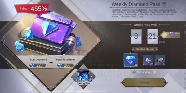 Weekly Diamond Pass