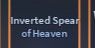 Inverted Spear Of Heaven