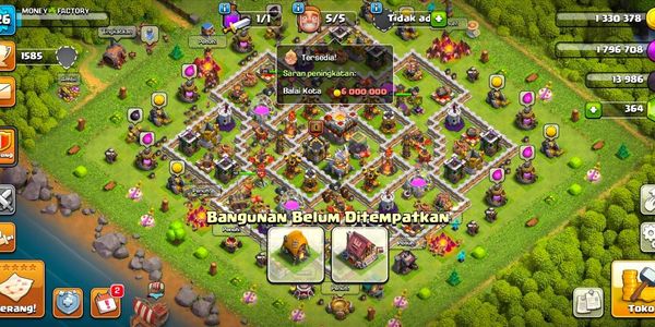 Town Hall 11 murah meriah