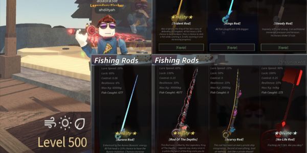 AKUN Fisch Level 500 + Rod of the depth