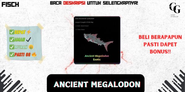 Ancient Megalodon - Fisch