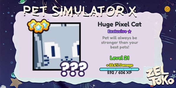 Huge Pixel Cat